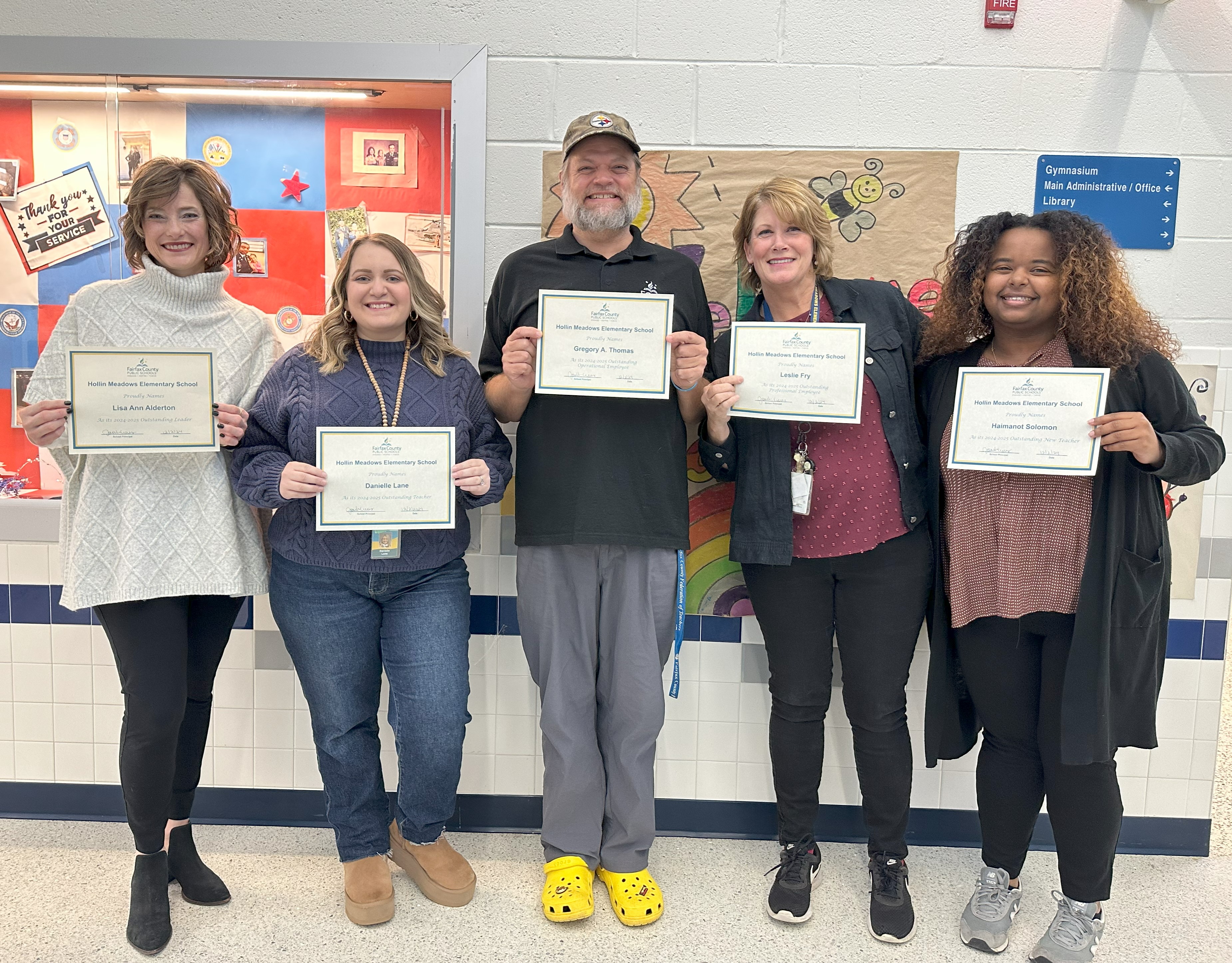 A group photo of our 2024-2025 Outstanding Employee Awards winners